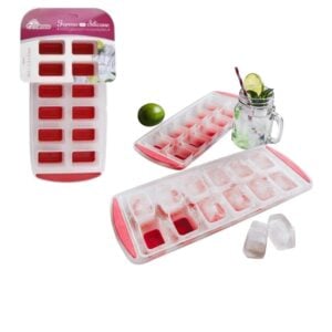 FORMA DE SILICONE P/GELO C/12 CAVIDADES (12PÇS)-INGA