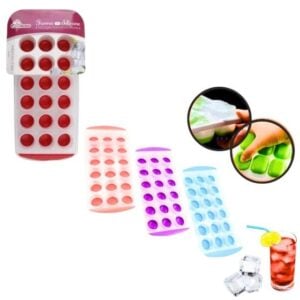 FORMA DE SILICONE P/GELO C/18 CAVIDADES (12PÇS)-INGA