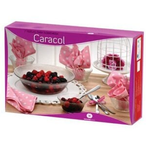 CONJ. SOBREMESA CARACOL 7 PÇS (CX. 4 EMB. 7 PÇs) – WHEATON [3371]