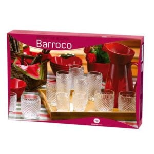 CONJ. COPOS BARROCO 18 PÇS (CX. 4 EMB. C/ 18 PÇs) – WHEATON [3647]