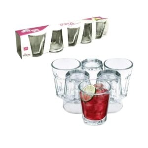 JG.COPOS DE VIDRO CASABLANCA 45ML C/5 (6JGS)-INGA