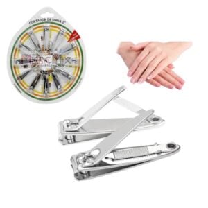 CORTADOR DE UNHAS GRANDE C/12PÇS (3CART)-CAERUS