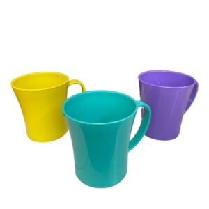 CANECA STYLO COLORIDA 500ML (24PÇS)-MEGAPLAST