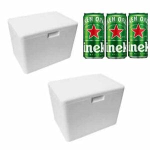 CAIXA TÉRMICA ISOPOR 21LTS (6PÇS)-PLACTERM