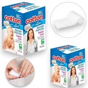 ALGODÃO HIDROFIBRA FAMILY CARE 25G (CX60)-COTTON LINE