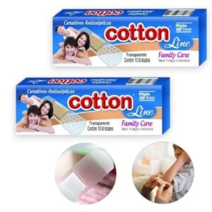 CURATIVO TRANSPARENTE 10UN (CX120)-COTTON LINE