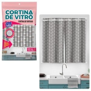 CORTINA DE VITRÔ (24PÇS)-PLASTLEO
