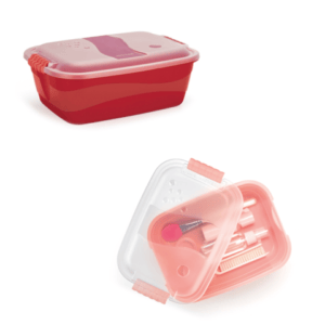 CONTAINER ORGANIZADOR 1,9LTS COLOR (24PÇS)-PLÁSTICOS RAINHA