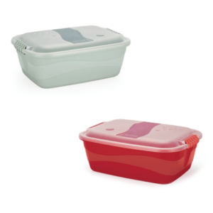 CONTAINER ORGANIZADOR 6LTS BAIXO COLOR (12PÇS)-PLÁSTICOS RAINHA