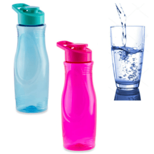 GARRAFA SQUEEZE PET ESPORTIVA FITNESS 1000ML (12PÇS)-PLASDURAN