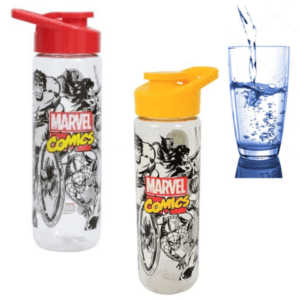 GARRAFA SQUEEZE PET MARVEL (SH)700ML (12PÇS)-PLASDURAN