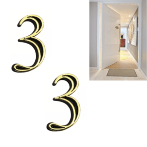 NÚMERO 3 P/APARTAMENTO (36PÇS)-CABEKLA