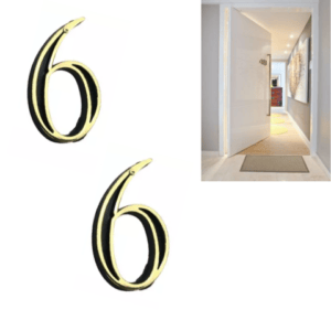 NÚMERO 6 P/APARTAMENTO (36PÇS)-CABEKLA