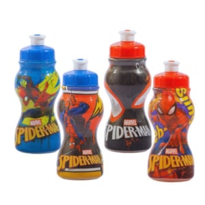 GARRAFA SQUEEZE SLEEVE SPIDERMAN 250ML (24PÇS)-PLASDURAN