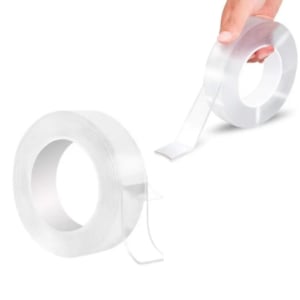 FITA DUPLA FACE AUTOADESIVA PLÁSTICO 2MX20MM ATÉ 3000G (12PÇS)-CAERUS