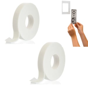 FITA DUPLA FACE AUTOADESIVA ESPUMA 3MX17MM ATÉ 900G (24PÇS)-CAERUS