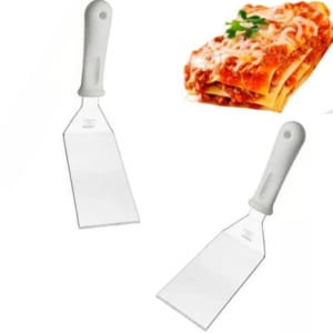 ESPÁTULA CURVA DE INOX C/CABO DE PLÁSTICO ”3” (6PÇS)-CAERUS