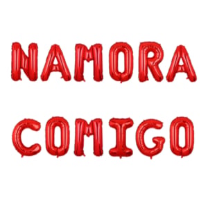 BALÃO NAMORA COMIGO (12PÇS)-CABEKLA