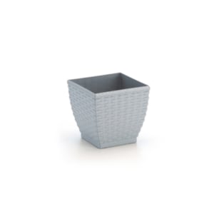 VASO CACHEPO RATTAN M2 QUAD.COLOR (12PÇS)-INJEPLASTEC