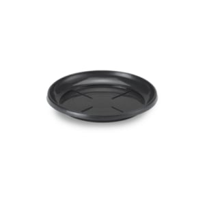 PRATO VASO REDONDO MÉDIO PRETO (12PÇS)-INJEPLASTEC
