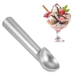 COLHER SORVETE ALUMÍNIO 18CMX4CM (12PÇS)-CLINK