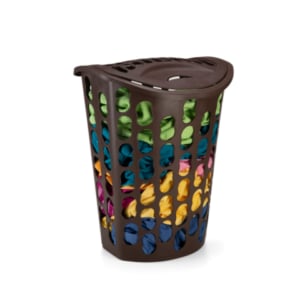 CESTO TELADO RETANGULAR 40LTS COFFEE (6PÇS)-INJEPLASTEC