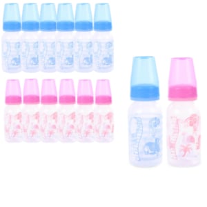 MAMADEIRA PLUS DECORADA 150ML BICO PVC (24PÇS)-NEW BABY