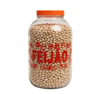 POTE DE VIDRO P/MANTIMENTO FEIJÃO 3LTS (8PÇS)-LMX PET