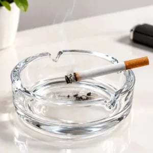 CINZEIRO REDONDO LISO 10.5CM (12PÇS)-TOP