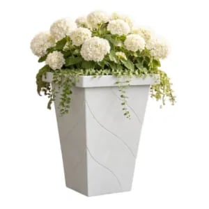 VASO QUADRADO COLUNA G MARMORIZADO 28,8LTS (6PÇS)-PLASNEW