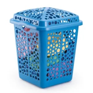 CESTO TELADO MAX 80LTS AZUL (3PÇS)-INJEPLASTEC