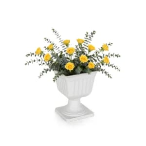 VASO TAÇA QUADRADO PEQUENO BRANCO (12PÇS)-INJEPLASTEC