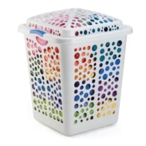 CESTO TELADO MAX 80LTS BRANCO (3PÇS)-INJEPLASTEC