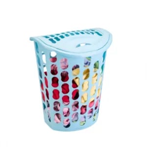 CESTO TELADO RETANGULAR 40LTS AZUL (6PÇS)-INJEPLASTEC