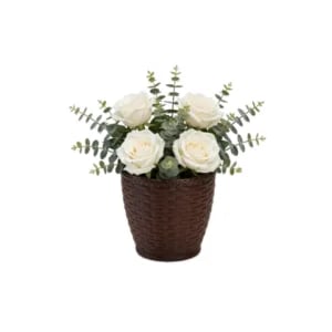 VASO RATTAN M2 RED.COFFEE (12PÇS)-INJEPLASTEC