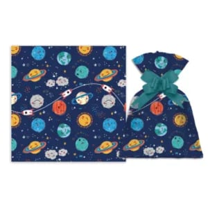 SAQ. P/PRESENTE 20X29 C/50UN BABY PLANET PEROLADO-GALA