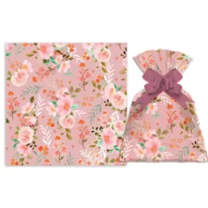 SAQ. P/PRESENTE 43X59 C/50UN SWEET ROSE PEROLADO-GALA