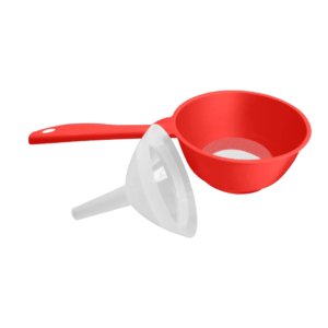FUNIL DE PLÁSTICO COM PENEIRA PEQUENO (12PÇS)-FWB