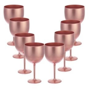 TAÇA GIN 500ML ROSE GOLD (12PÇS)-OLDANIPLAST