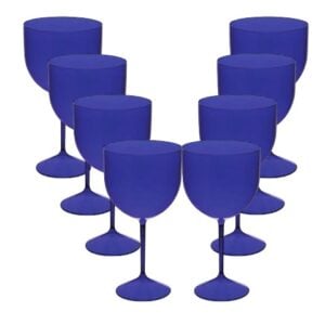 TAÇA GIN 500ML AZUL ROYAL (12PÇS)-OLDANIPLAST