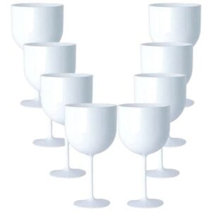 TAÇA GIN 500ML BRANCO (12PÇS)-OLDANIPLAST
