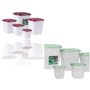 CJ.MANTIMENTOS BRANCO 5PÇS (6KITS)-INPLAST