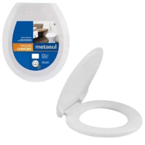 ASSENTO COMFORT BRANCO (6PÇS)-METASUL