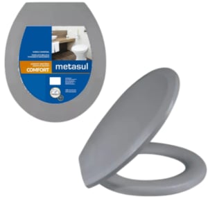 ASSENTO COMFORT CINZA (6PÇS)-METASUL