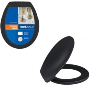 ASSENTO SOFT PRETO (6PÇS)-METASUL