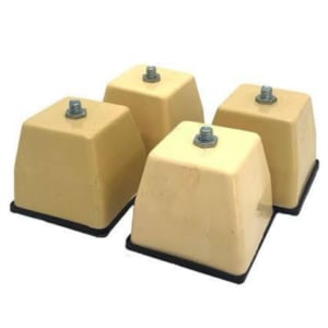PÉ DE GELADEIRA/FOGÃO QUADRADO BEGE (12PÇS)-MAX PÉ