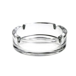 CINZEIRO REDONDO DE VIDRO 9CM X 3CM (24PÇS)-TOP RIO