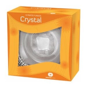 PRATO FUNDO CRYSTAL (Cx. 6 EMB. C/ 6 PÇs) – WHEATON [0278]