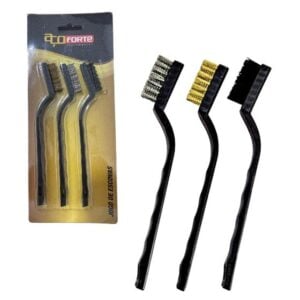 JOGO DE ESCOVAS 16,5CM C/3UN (12PÇS)-INGA