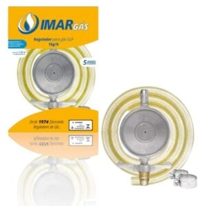 REGULADOR DE GÁS 1KG/H C/MANGUEIRA 1,25M (6PÇS)-ARIM